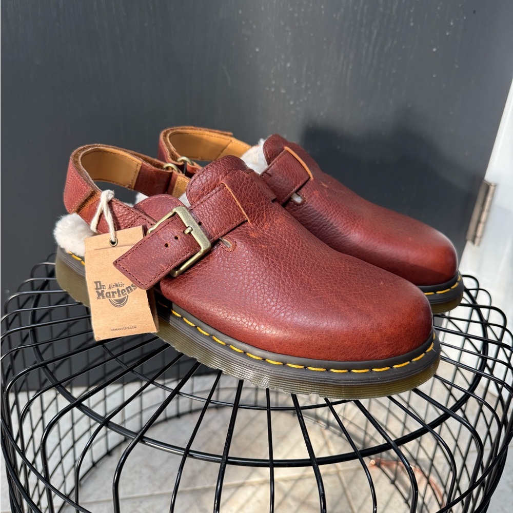 Dr. Martens Women’s Jorge II Fuzzy Slingback Clog Size 9 M